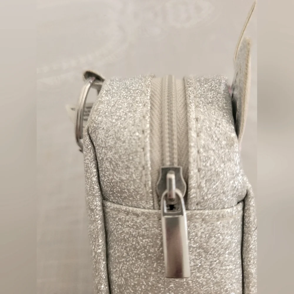 NWT-Claire's Glitter Unicorn Change Purse Mini Backpack With Key chain